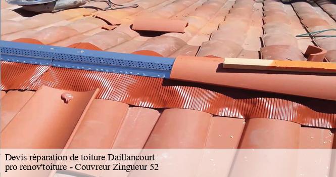 Devis réparation de toiture daillancourt-52110 pro renov'toiture - Couvreur Zingueur 52