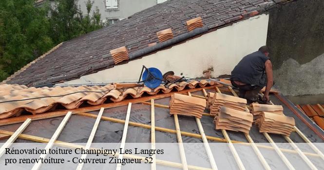 Rénovation toiture champigny-les-langres-52200 pro renov'toiture - Couvreur Zingueur 52