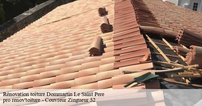 Rénovation toiture dommartin-le-saint-pere-52110 pro renov'toiture - Couvreur Zingueur 52