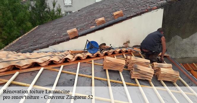 Rénovation toiture  lamancine-52310 pro renov'toiture - Couvreur Zingueur 52